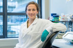 Victoria de Leeuw doet onderzoek naar betere bescherming van baby's, zonder proefdieren