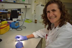 Pien Goldsteen doet proefdiervrij longonderzoek